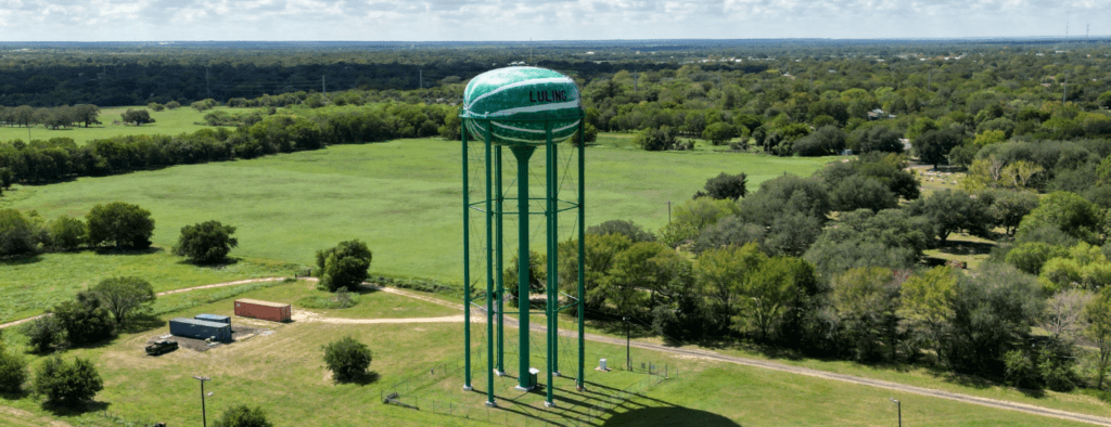 Giant Watermelon Water Tower Luling Texas